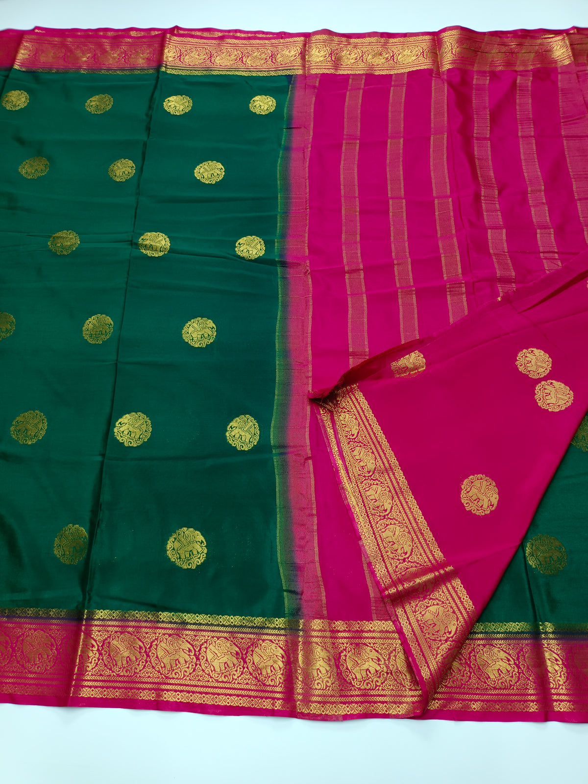 SEMI CREPE SILK SAREE