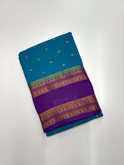 SEMI CREPE SILK SAREE