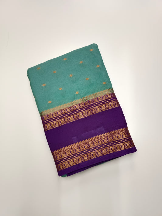 SEMI CREPE SILK SAREE