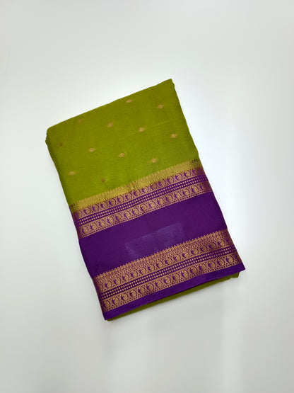 SEMI CREPE SILK SAREE