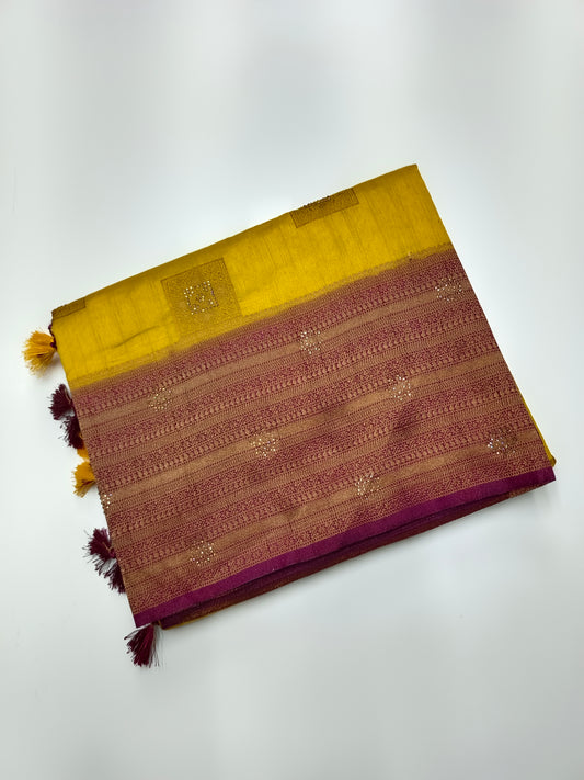 FANCY RAW SILK SAREE