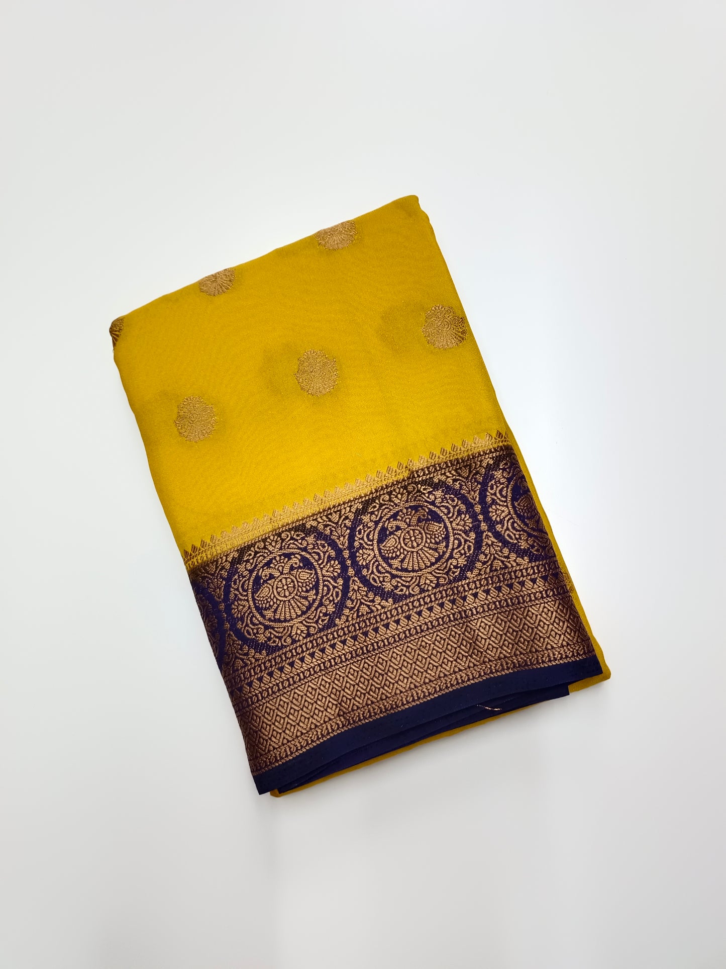 SEMI CREPE SILK SAREE