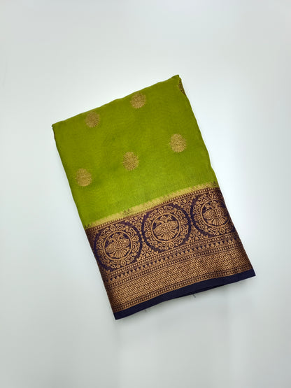 SEMI CREPE SILK SAREE