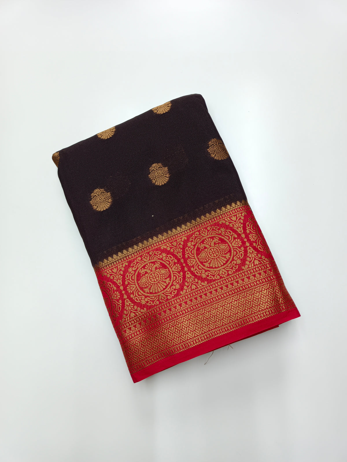 SEMI CREPE SILK SAREE