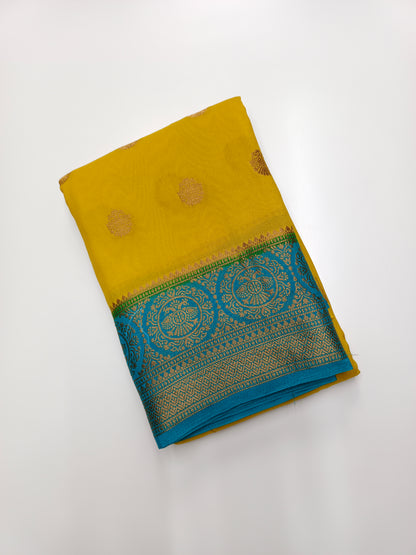 SEMI CREPE SILK SAREE
