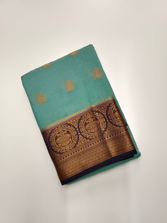 SEMI CREPE SILK SAREE