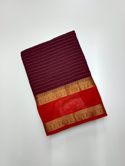 SEMI CREPE SILK SAREE