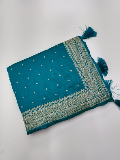FANCY WORK SAREE