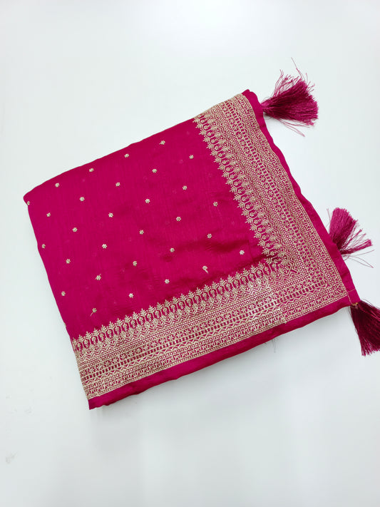 FANCY WORK SAREE