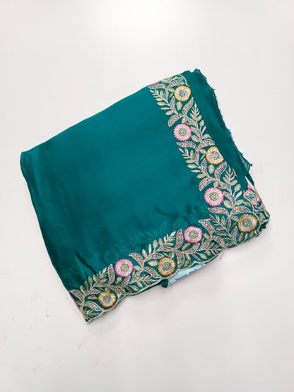 FANCY WORK SAREE