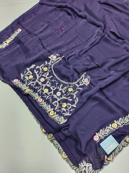 FANCY WORK SAREE