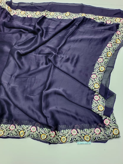 FANCY WORK SAREE