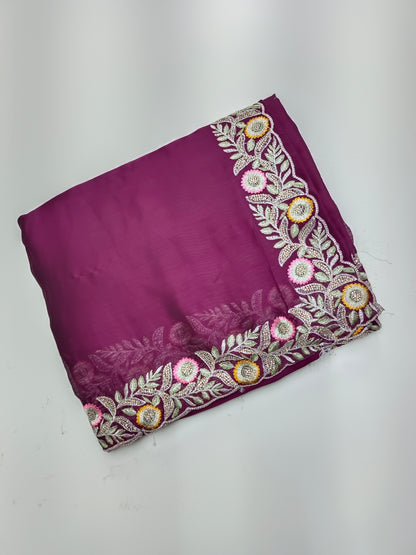 FANCY WORK SAREE