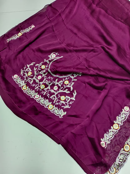 FANCY WORK SAREE