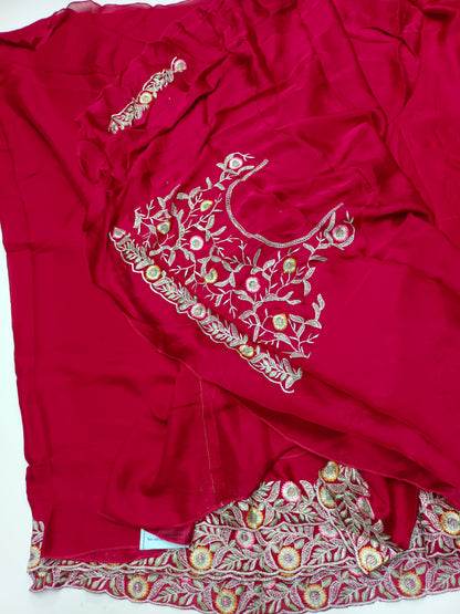 FANCY WORK SAREE
