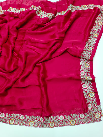 FANCY WORK SAREE