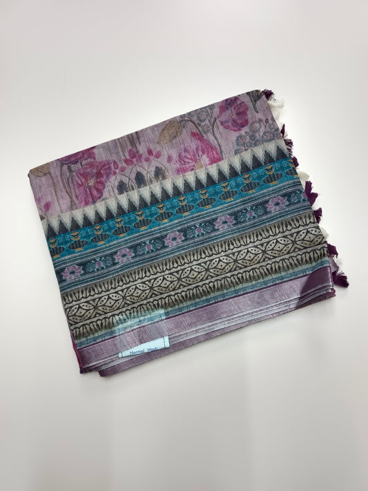 FANCY LENIN SAREE