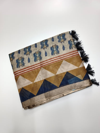 FANCY LENIN SAREE