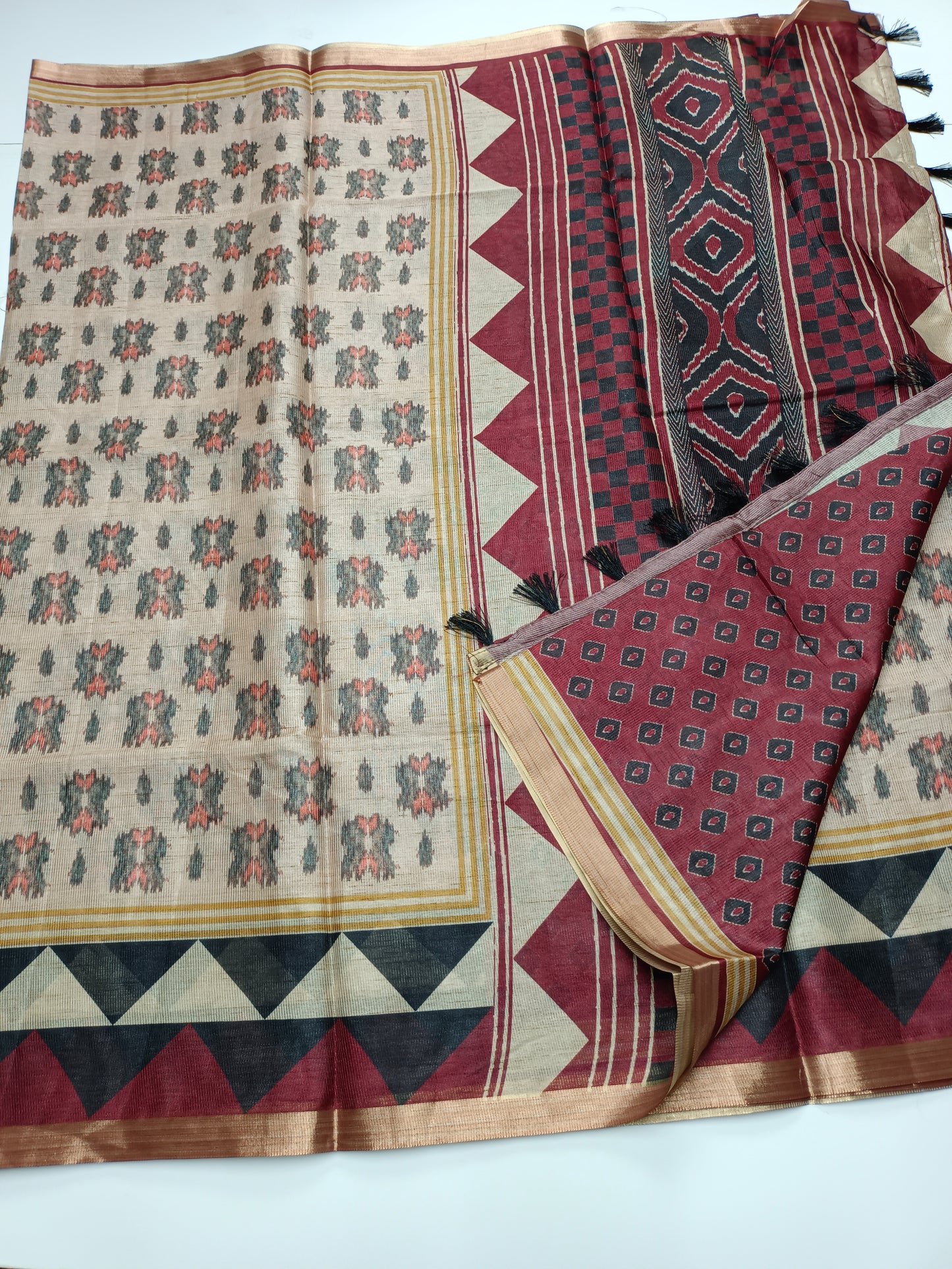 FANCY LENIN SAREE