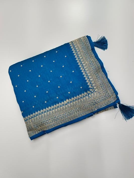 FANCY WORK SAREE