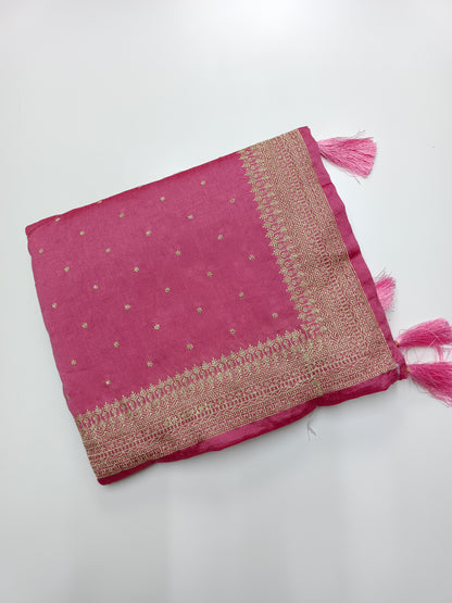 FANCY WORK SAREE