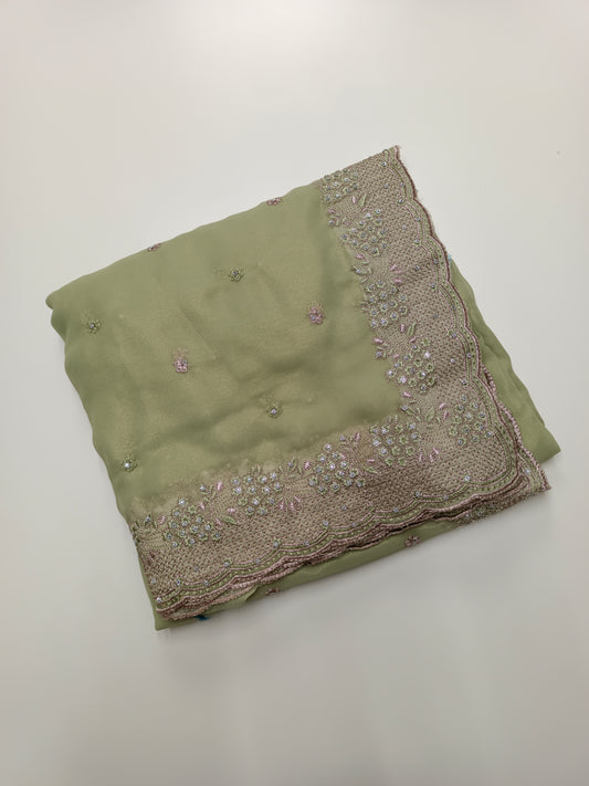 FANCY WORK SAREE