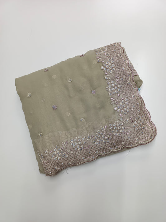 FANCY WORK SAREE