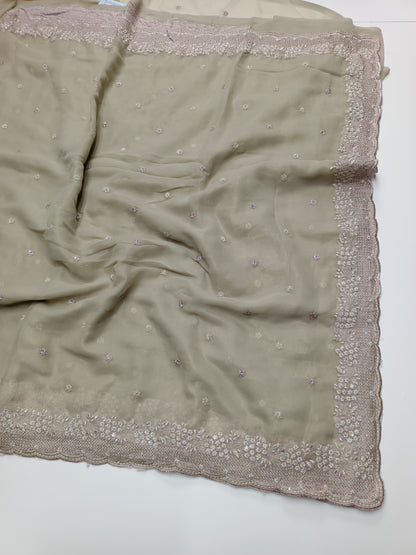 FANCY WORK SAREE