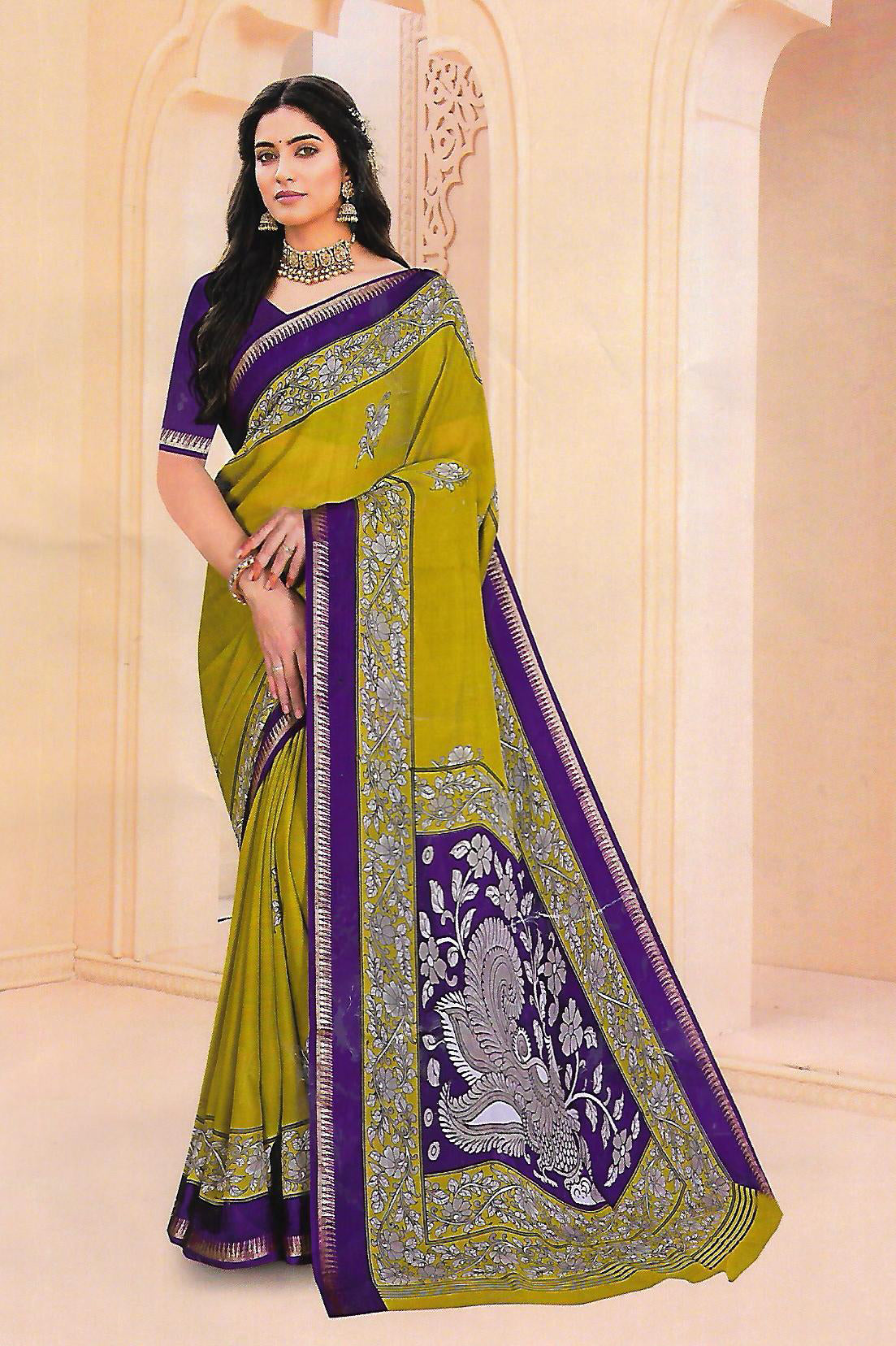 FANCY SYNTHETIC SAREE