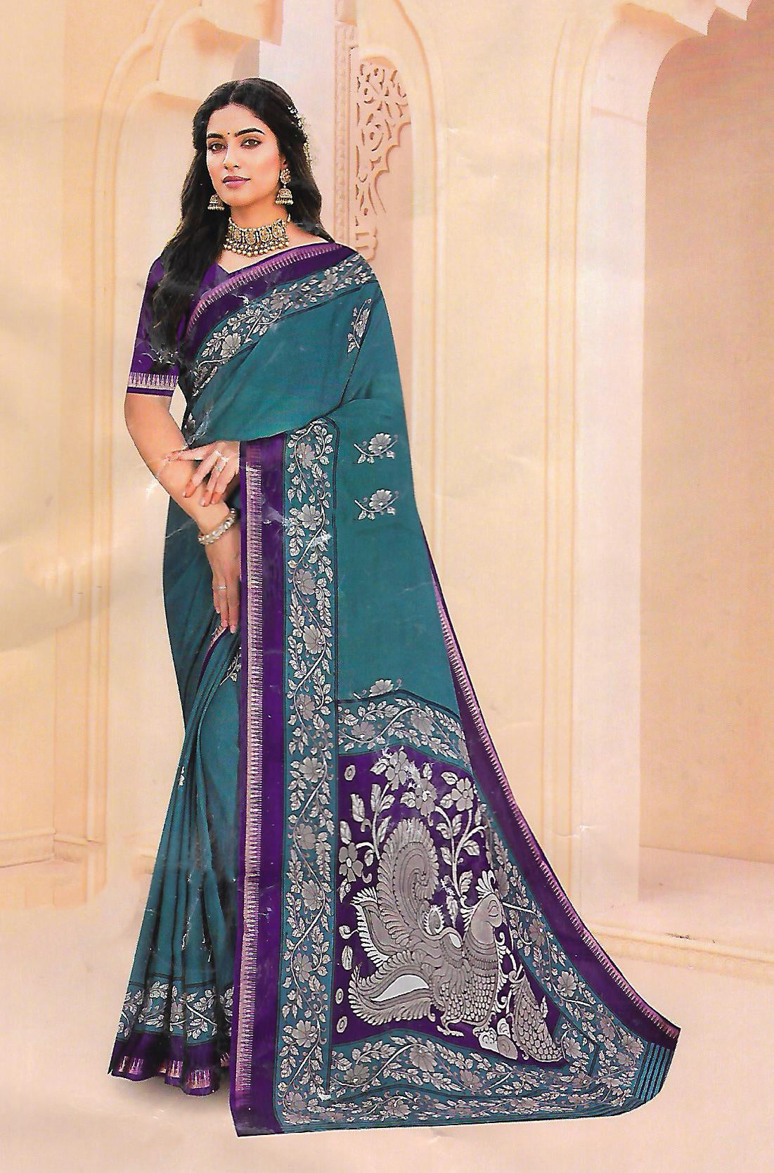 FANCY SYNTHETIC SAREE