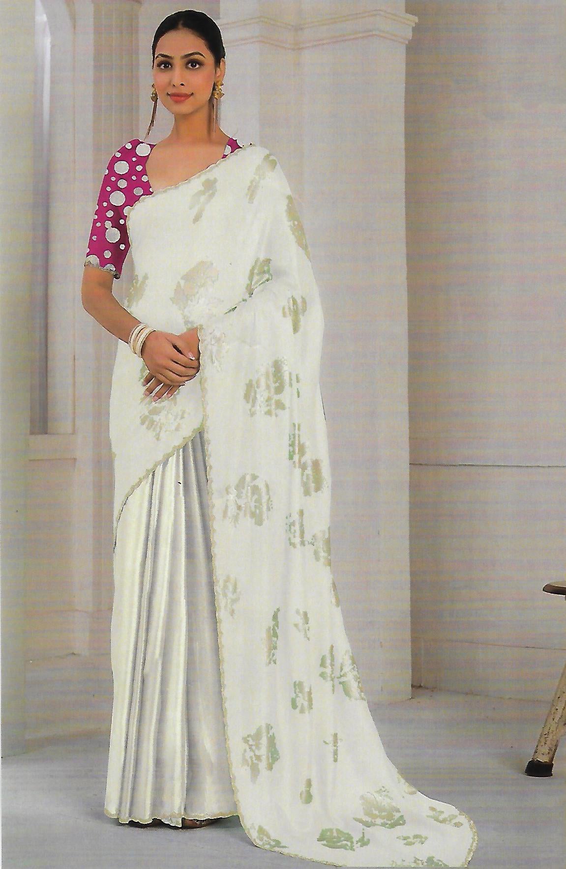 FANCY WORK SAREE