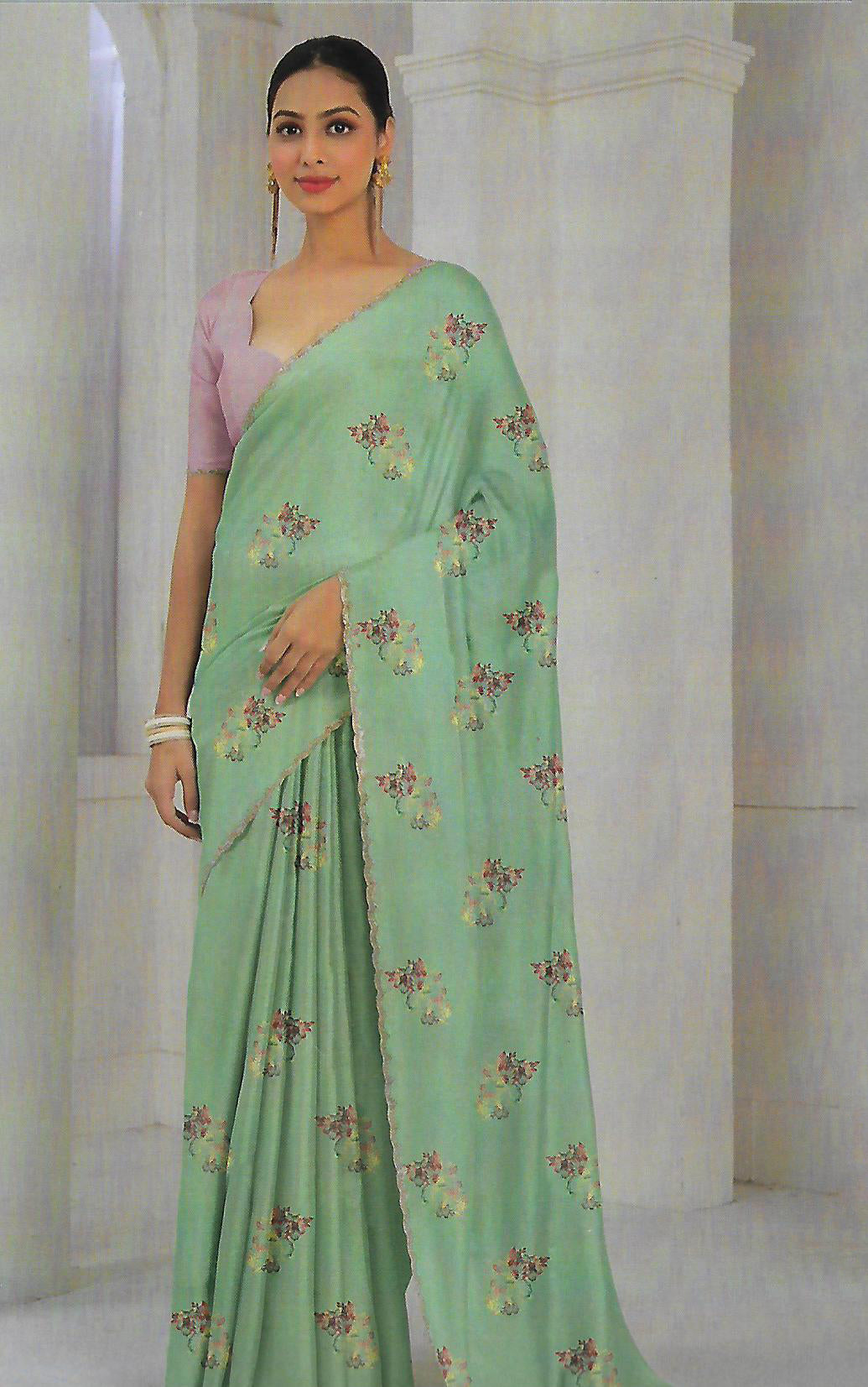 FANCY WORK SAREE