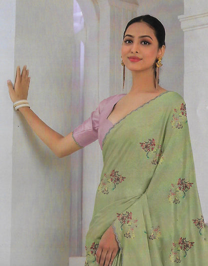 FANCY WORK SAREE