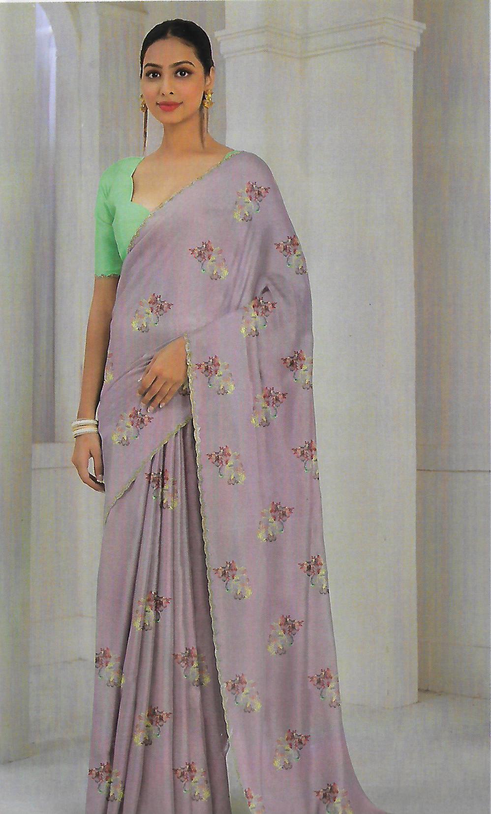 FANCY WORK SAREE