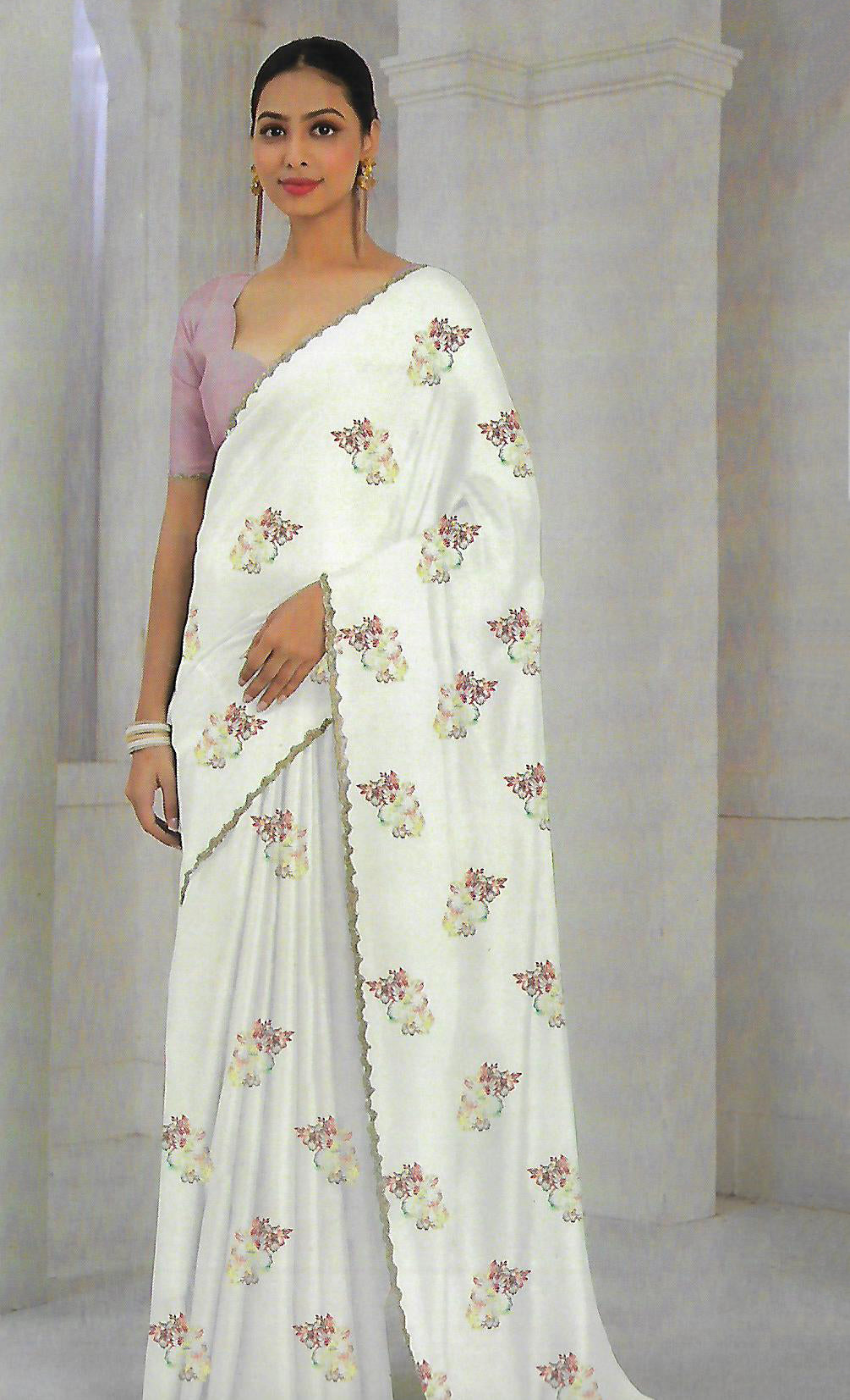 FANCY WORK SAREE
