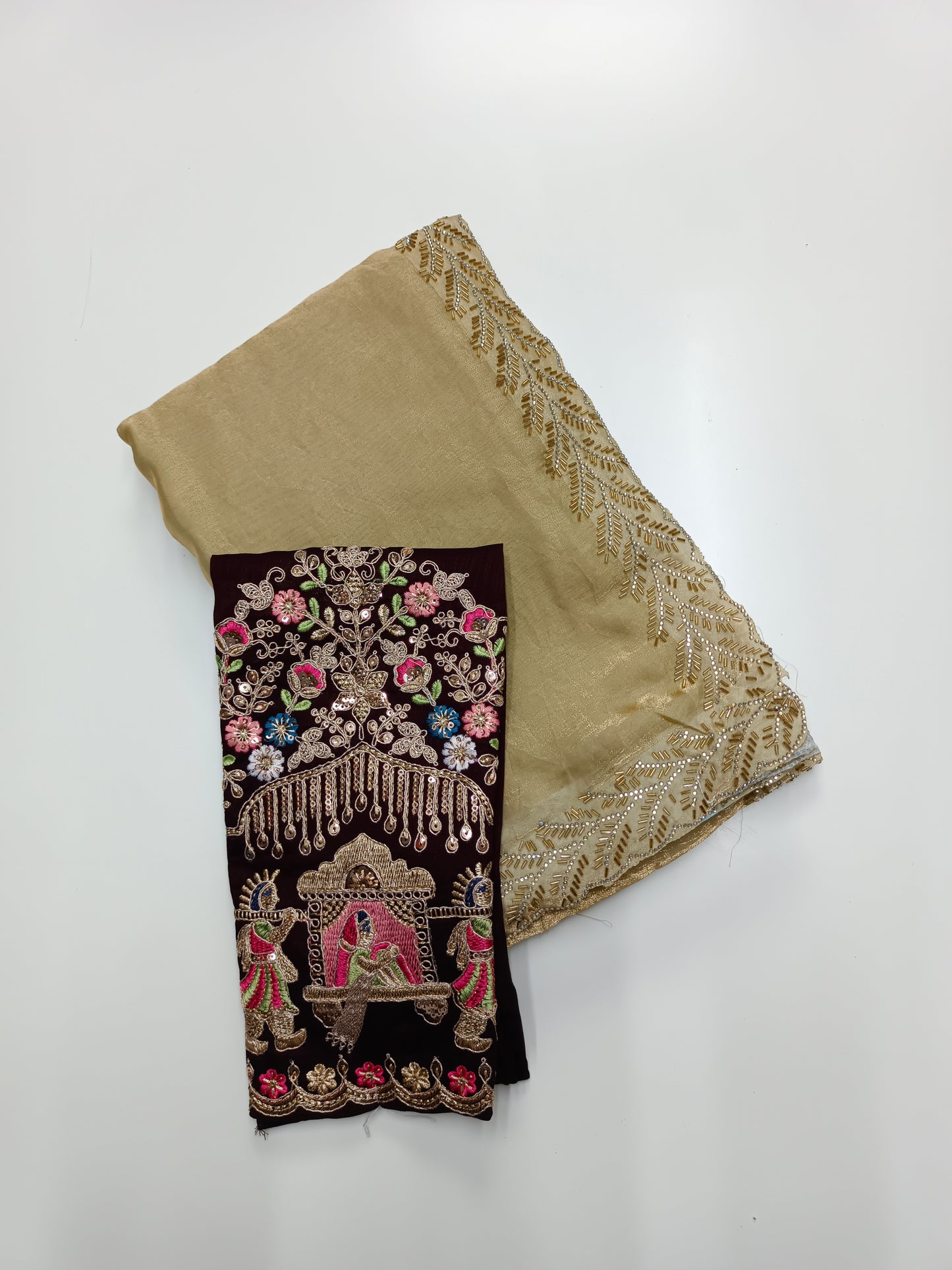 FANCY ORGANZA WORK SAREE