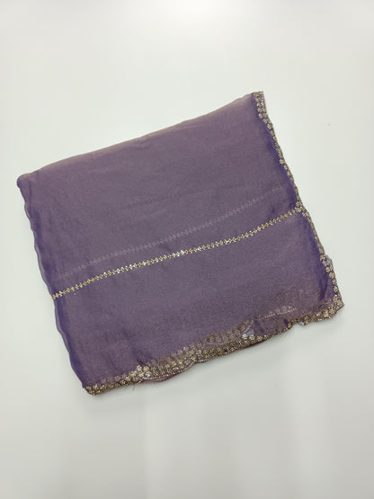 FANCY ORGANZA WORK SAREE