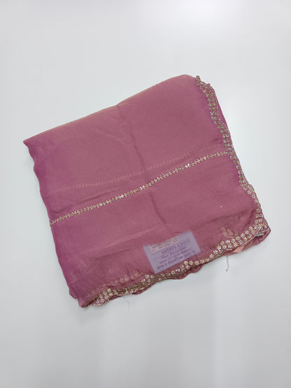 FANCY ORGANZA WORK SAREE