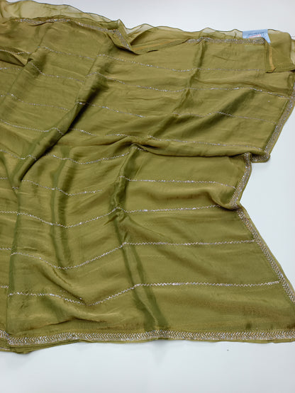 FANCY ORGANZA WORK SAREE