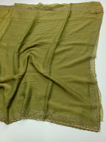 FANCY ORGANZA WORK SAREE