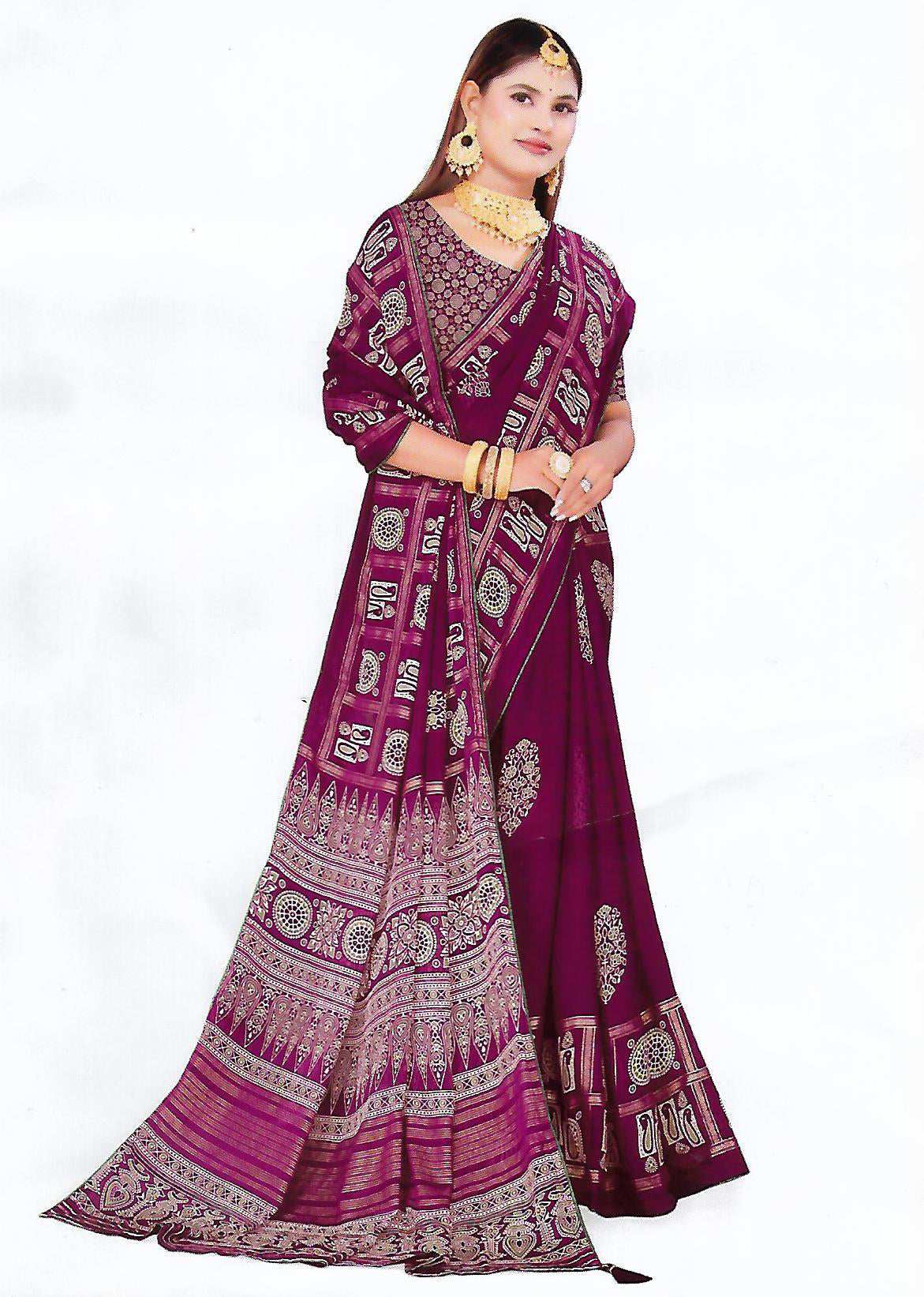 FANCY SYNTHETIC SAREE