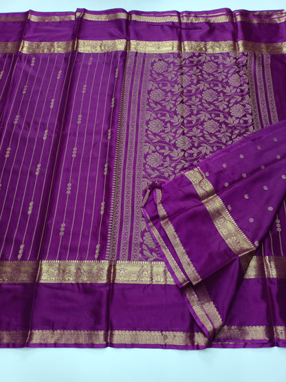 SEMI CREPE SILK SAREE