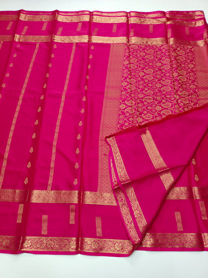 SEMI CREPE SILK SAREE