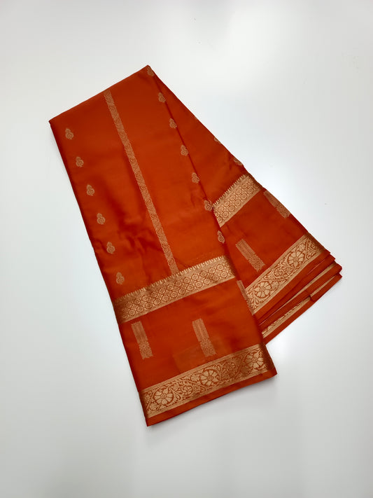 SEMI CREPE SILK SAREE