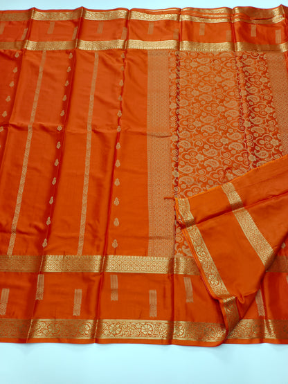 SEMI CREPE SILK SAREE
