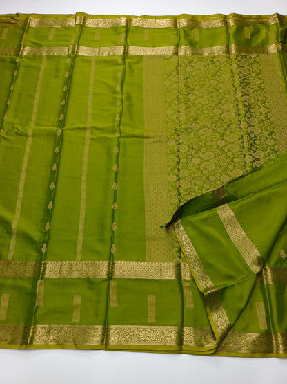 SEMI CREPE SILK SAREE