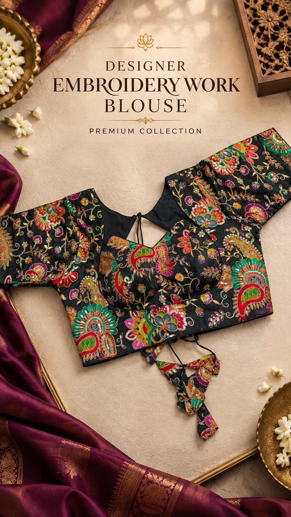 FANCY WORK READY BLOUSE