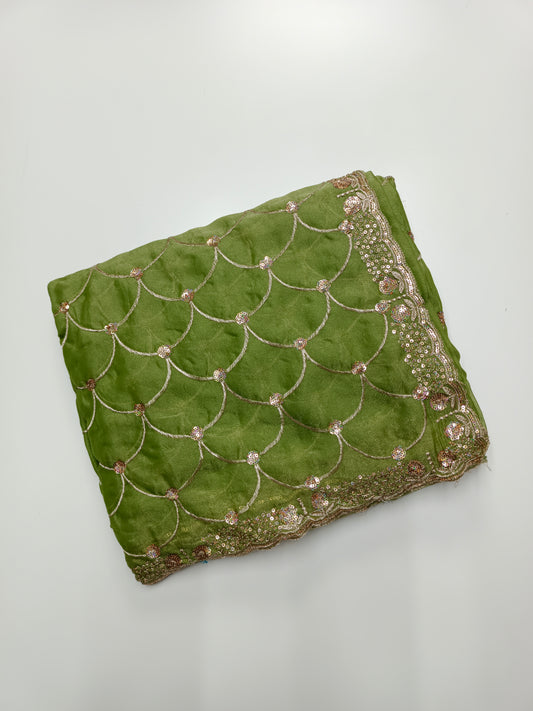 FANCY WORK SAREE
