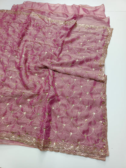 FANCY WORK SAREE