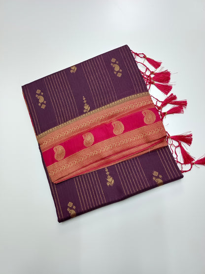 FANCY BAMBOO SILK SAREE